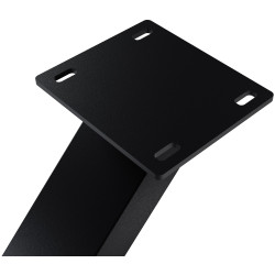 Pies de mesa Finney 160x80x72 negros