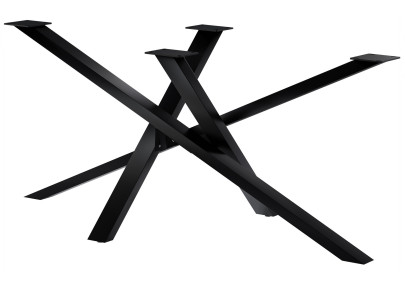 Pies de mesa Finney 160x80x72 negros