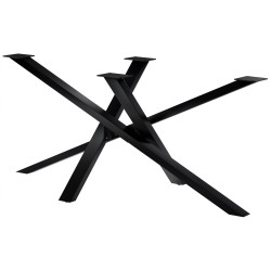 Pies de mesa Finney 160x80x72 negros