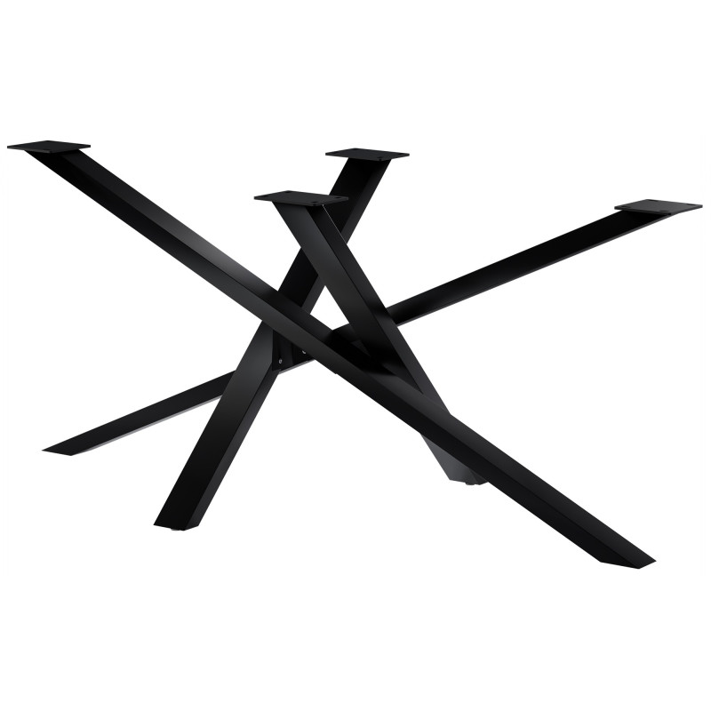 Pies de mesa Finney 160x80x72 negros