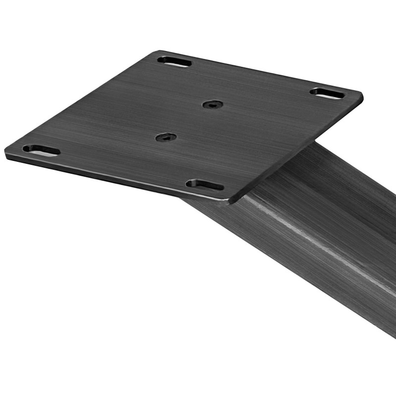 Piedi da tavolo Finney 160x80x72 nero antico