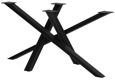 Pieds de table Finney 140x70x72 noir antique