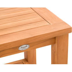 Mesa de apoio em teca Keaton