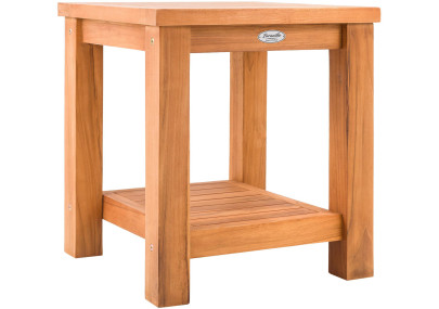 Mesa de apoio em teca Keaton