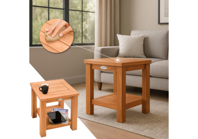 Table d'appoint en teck Keaton