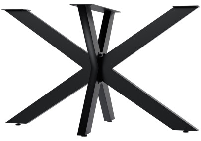 Pés de mesa Hardwick 120 x 68 x 71 cm pretos