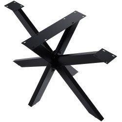 Piedi da tavolo Hardwick 120 x 68 x 71 cm neri