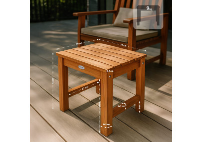 Table d'appoint en teck Frankton