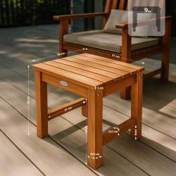 Tavolino in teak Frankton