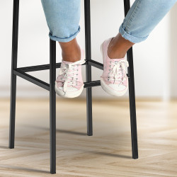 Tabouret de bar Montréal B80 gris