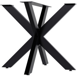 Pies de mesa Hardwick 85x85x71 cm negros