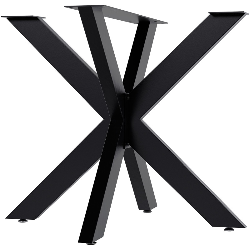 Pies de mesa Hardwick 85x85x71 cm negros