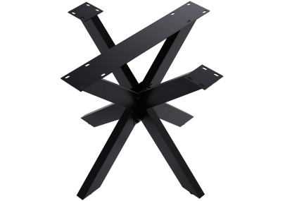 Piedi da tavolo Hardwick 85x85x71 cm neri