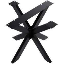 Pies de mesa Hardwick 85x85x71 cm negros