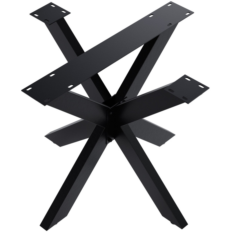 Pieds de table Hardwick 85x85x71 cm noirs