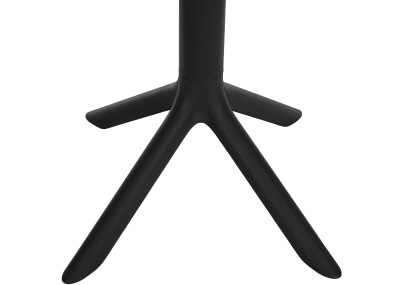 Table Nuvela 60x60 cm noire