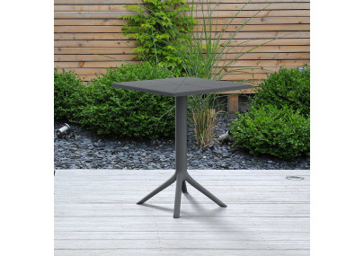 Table Nuvela 60x60 cm gris foncé