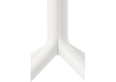 Table Lenval 80x80 cm blanche