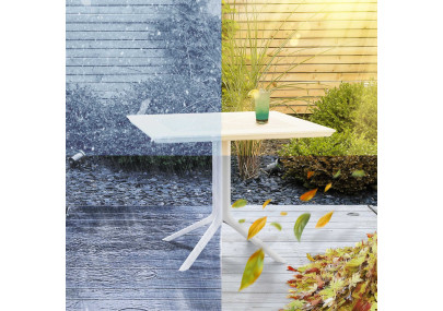 Mesa Lenval 80x80 cm blanca