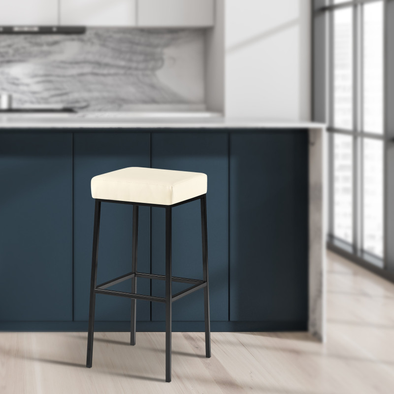 Tabouret de bar Montreal B85 creme