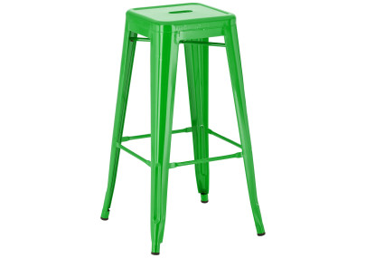 Tabouret de bar vert Joshua