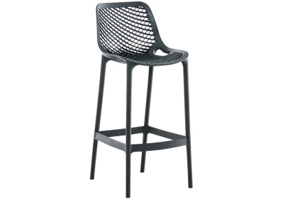 Tabouret de bar Air, gris foncé