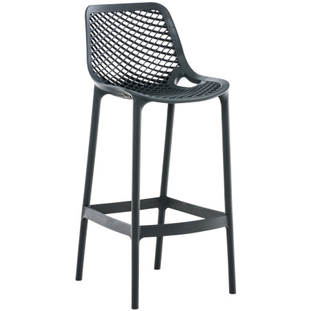 Tabouret de bar Air cinza fosco