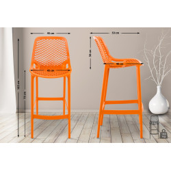 Tabouret de bar Air orange