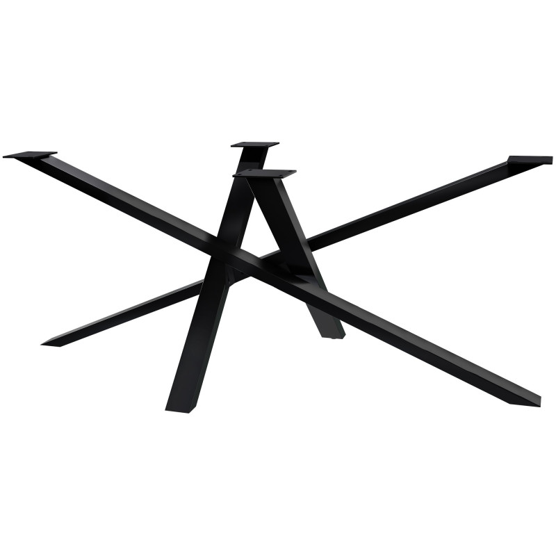 Pies de mesa Finney 180x80x72 negros