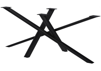 Pieds de table Finney 180x80x72 noir antique