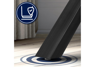 Pieds de table Finney 180x80x72 noir antique