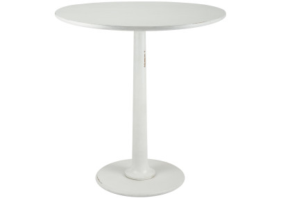 Table d'appoint Morristown 70 blanche antique