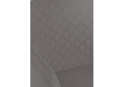 Chaise de salle à manger Gent, tissu gris naturel