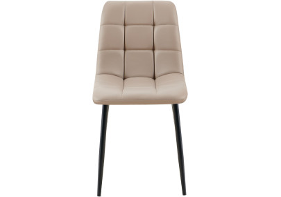 Cadeira de Jantar Antibes em Pele Sintética Taupe