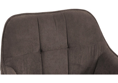 Silla de comedor Vienna Cord, marrón natural