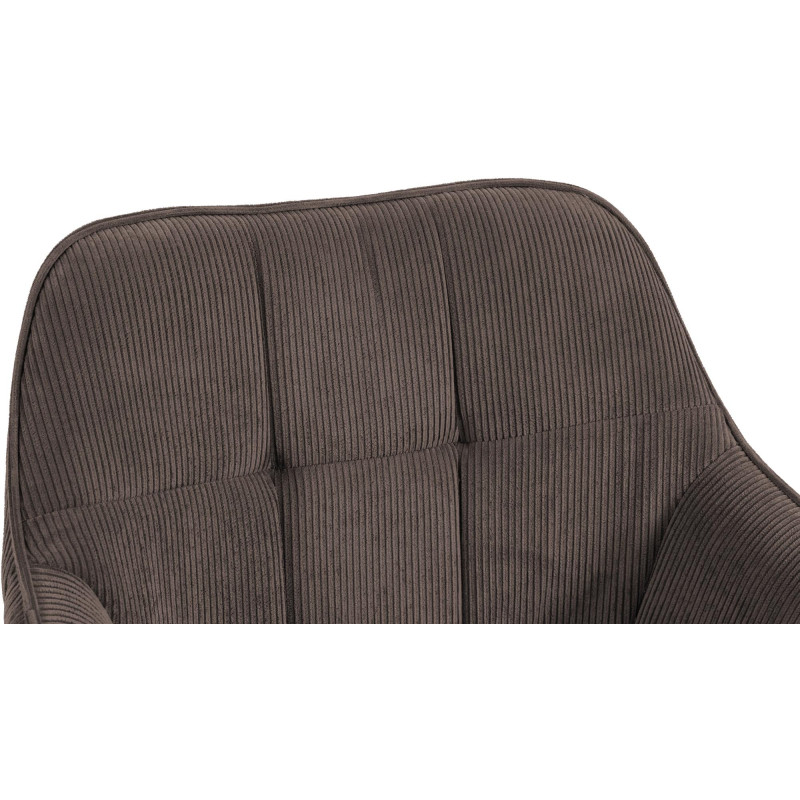 Chaise de salle à manger Vienna Cord, naturelle brun