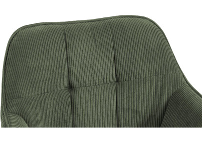 Sedia da pranzo Vienna Cord, verde naturale