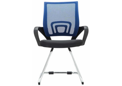 Ensemble de 2 chaises visiteurs bleu Eureka