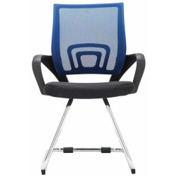 Ensemble de 2 chaises visiteurs bleu Eureka