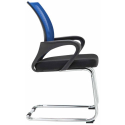 Ensemble de 2 chaises visiteurs bleu Eureka