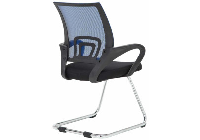 Ensemble de 2 chaises visiteurs bleu Eureka