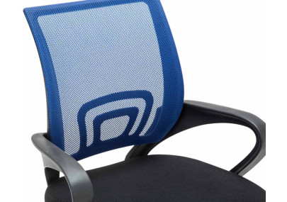 Ensemble de 2 chaises visiteurs bleu Eureka