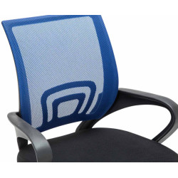 Ensemble de 2 chaises visiteurs bleu Eureka