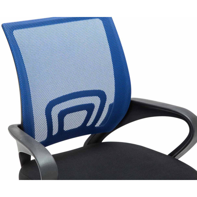 Ensemble de 2 chaises visiteurs bleu Eureka