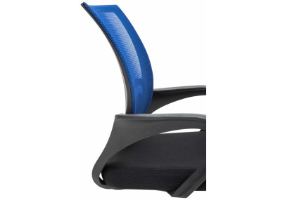 Ensemble de 2 chaises visiteurs bleu Eureka