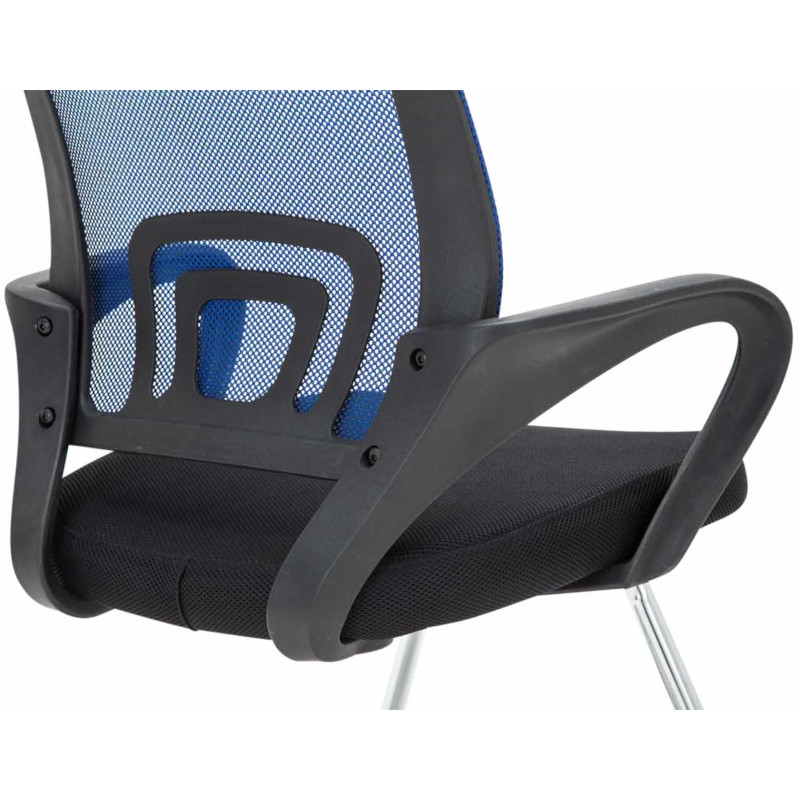 Ensemble de 2 chaises visiteurs bleu Eureka