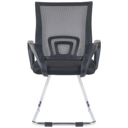 Ensemble de 2 chaises visiteurs Eureka grises