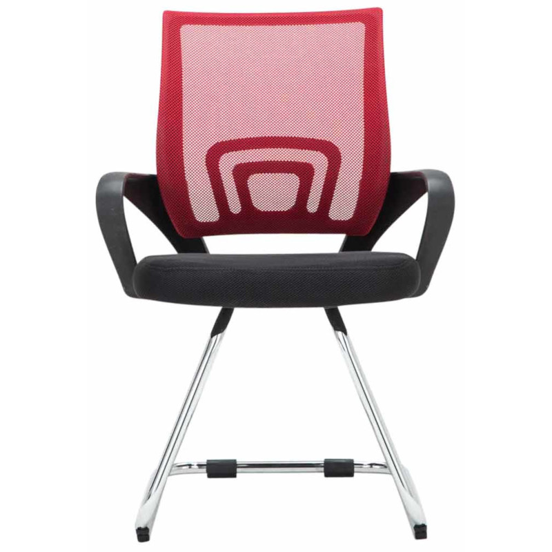 Ensemble de 2 chaises visiteurs rouges Eureka