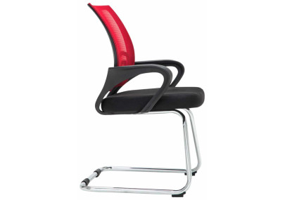 Ensemble de 2 chaises visiteurs rouges Eureka