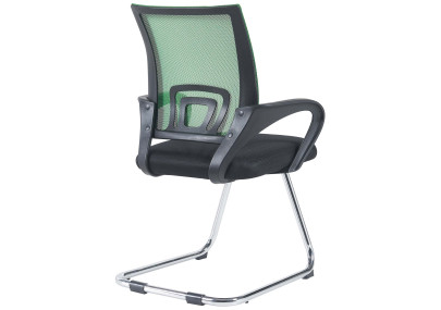 Lot de 2 chaises visiteurs Eureka, vertes